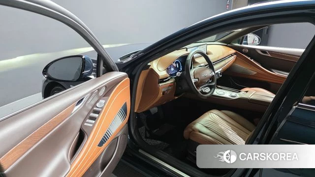 Genesis G80 (RG3) 2021 Синий нефрит из Кореи, фото 2