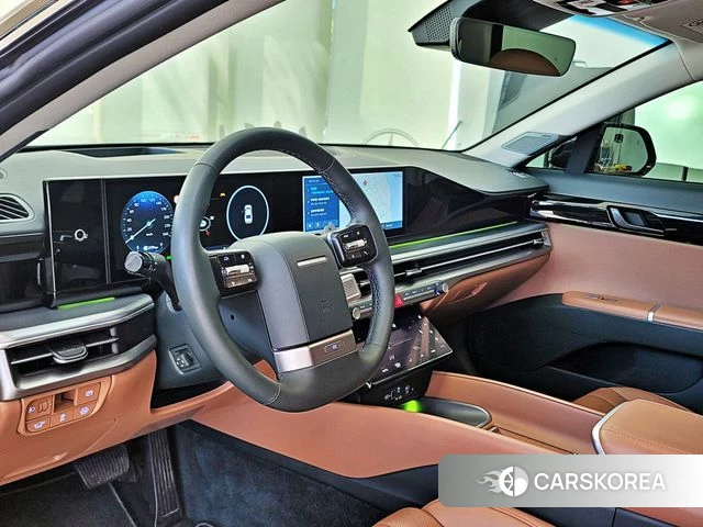 Hyundai Grandeur Hybrid (GN7) 2023 Черный из Кореи, фото 2