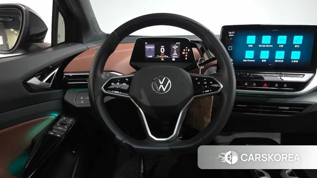 Volkswagen ID.4 2023 Черный из Кореи, фото 2