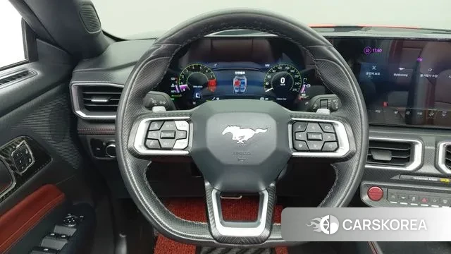 Ford Mustang 7th Generation 2025 Черный из Кореи, фото 2