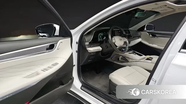 Hyundai The New Grandeur IG Hybrid 2021 Белый из Кореи, фото 2