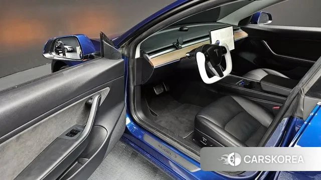 Tesla Model 3 2021 Синий из Кореи, фото 2