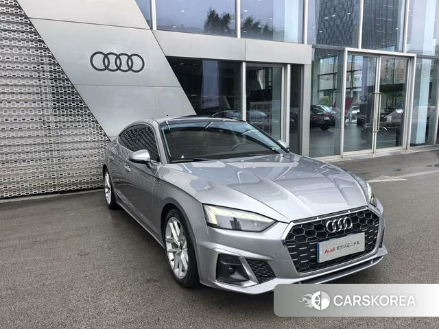 Audi A5 2021 Серебристо-серый из Китая, фото 2