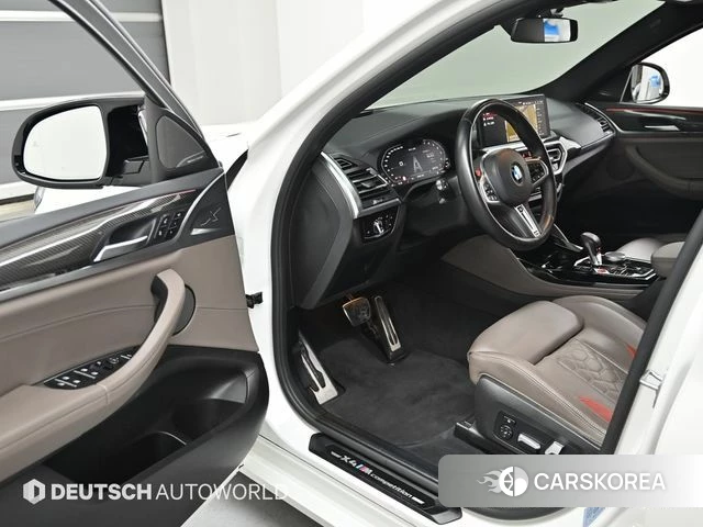 BMW X4M (G02) 2022 Белый из Кореи, фото 2