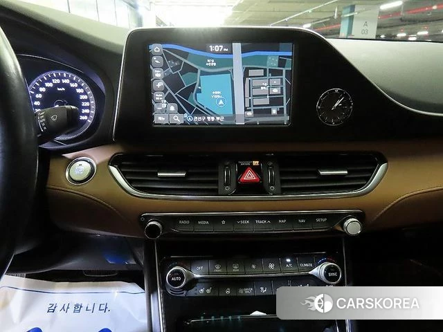 Hyundai Grandeur IG Hybrid 2018 Черный из Кореи, фото 2
