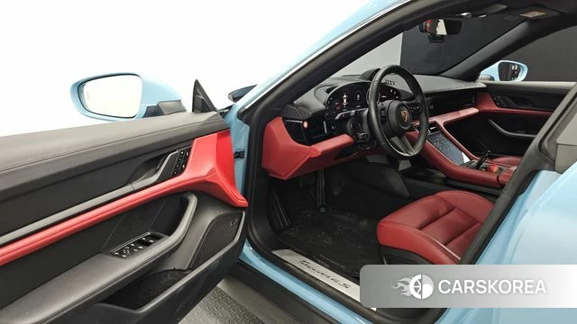Porsche Taycan 2023 Небесно-голубой из Кореи, фото 2