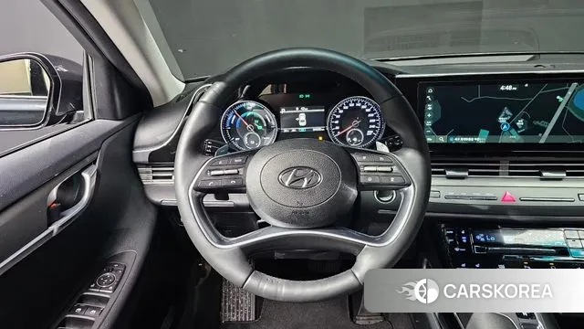 Hyundai The New Grandeur IG Hybrid 2021 Серый из Кореи, фото 2