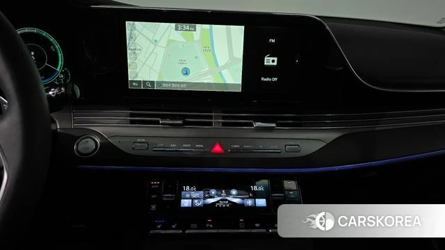 Hyundai The New Grandeur IG Hybrid 2021 Белый из Кореи, фото 2