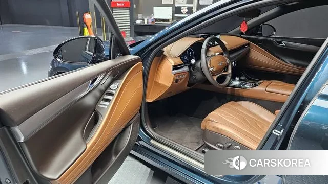 Genesis G80 (RG3) 2021 Синий нефрит из Кореи, фото 2