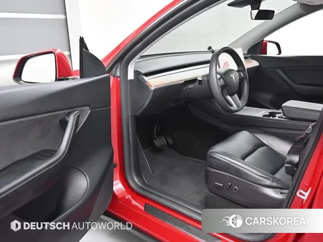 Tesla Model Y 2021 Красный из Кореи, фото 2
