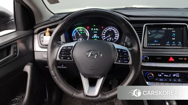 Hyundai Sonata New Rise Hybrid 2018 Серый из Кореи, фото 2