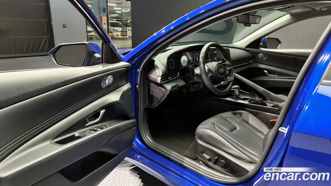 Hyundai Avante Hybrid (CN7) 2022 Синий из Кореи, фото 2