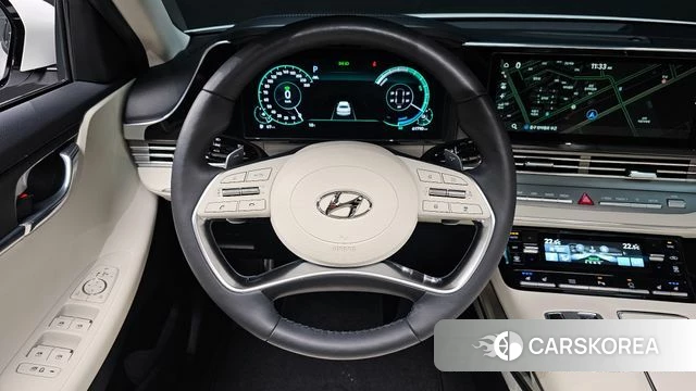 Hyundai The New Grandeur IG Hybrid 2022 Белый из Кореи, фото 2