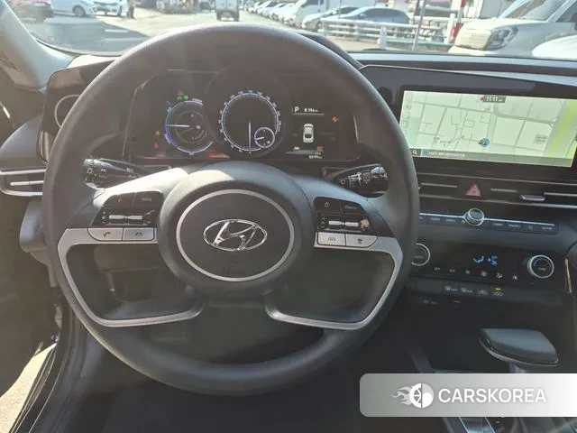 Hyundai Avante Hybrid (CN7) 2021 Черный из Кореи, фото 2