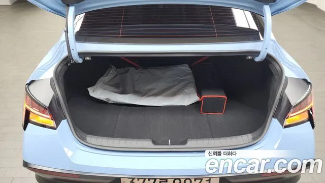 Hyundai The New Avante (CN7) 2024 Небесно-голубой из Кореи, фото 2