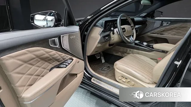 Kia K8 Hybrid 2022 Черный из Кореи, фото 2