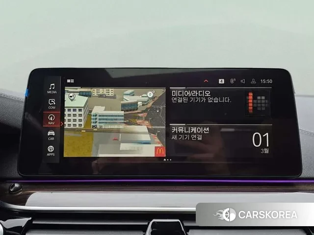 BMW 5 Series (G30) 2022 Черный из Кореи, фото 2