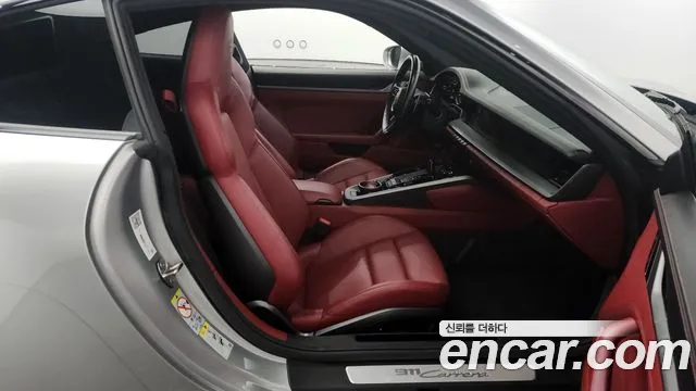 Porsche 911(992) 2021 Серебристо-серый из Кореи, фото 2