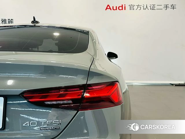 Audi A5 2021 Серебристо-серый из Китая, фото 2