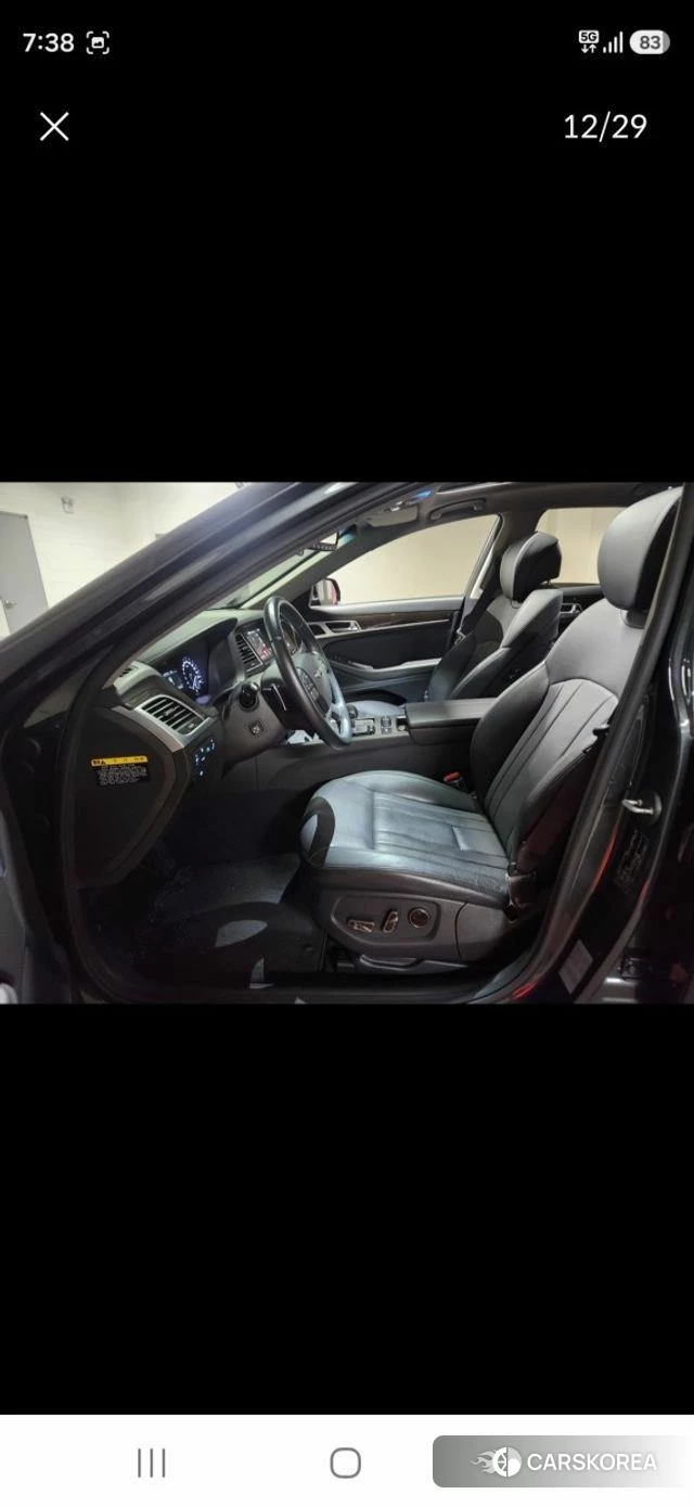 Genesis G80 2019 Серый из Кореи, фото 2