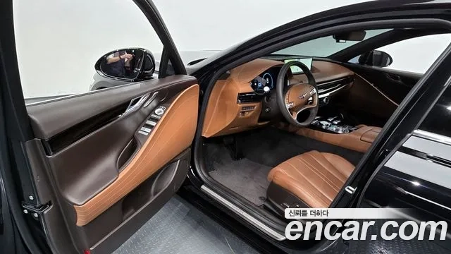 Genesis G80 (RG3) 2023 Черный из Кореи, фото 2