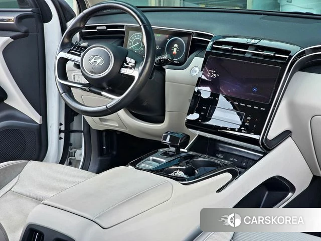 Hyundai Tucson Hybrid (NX4) 2021 Белый из Кореи, фото 2