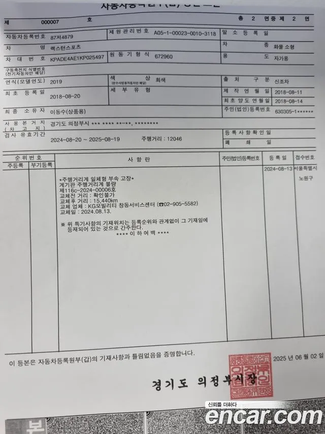 Ssangyong Rexton Sports 2018 Серый из Кореи, фото 2