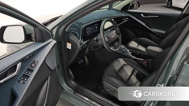 Kia Di Ol Nu Niro 2022 Темно-зеленый из Кореи, фото 2