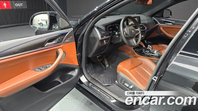 BMW X4M (G02) 2020 Черный из Кореи, фото 2