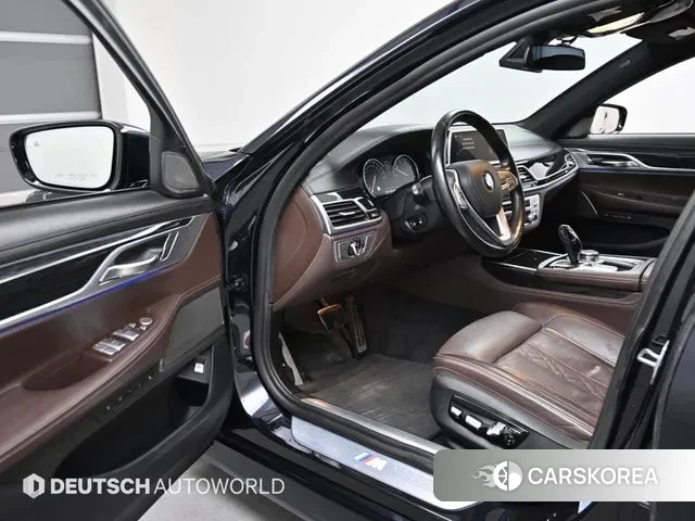 BMW 7 Series (G11) 2018 Синий из Кореи, фото 2