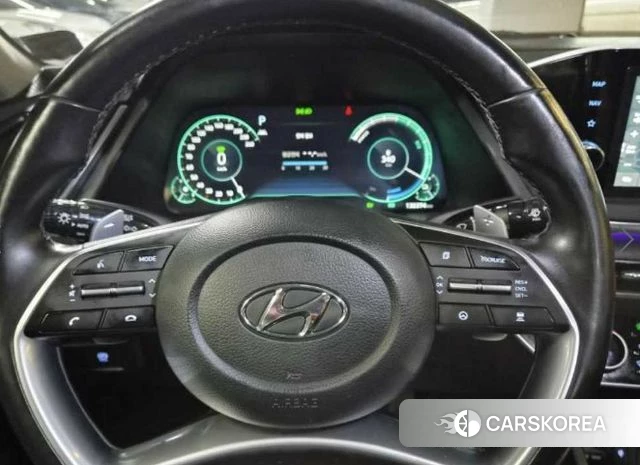 Hyundai Sonata Hybrid (DN8) 2021 Серебристо-серый из Кореи, фото 2