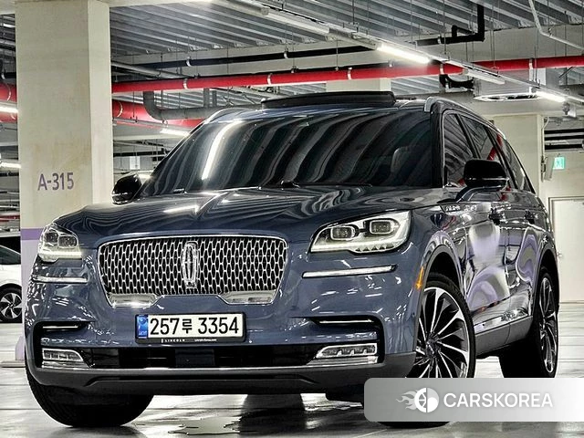 Lincoln Aviator 2nd generation 2021 Синий из Кореи, фото 2