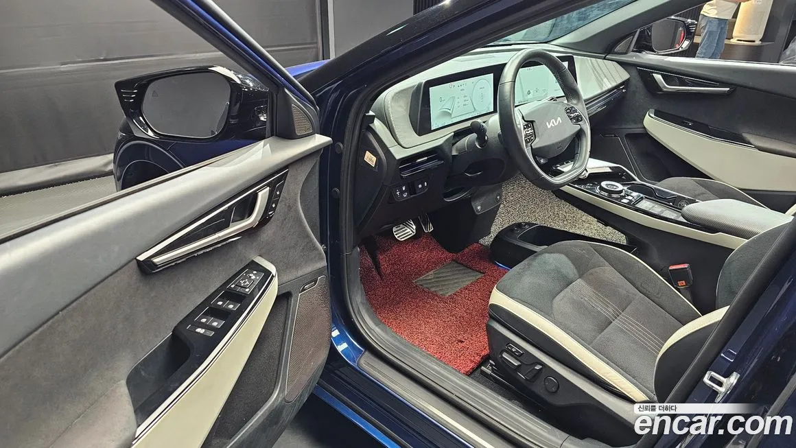 Kia EV6 2022 Синий из Кореи, фото 2