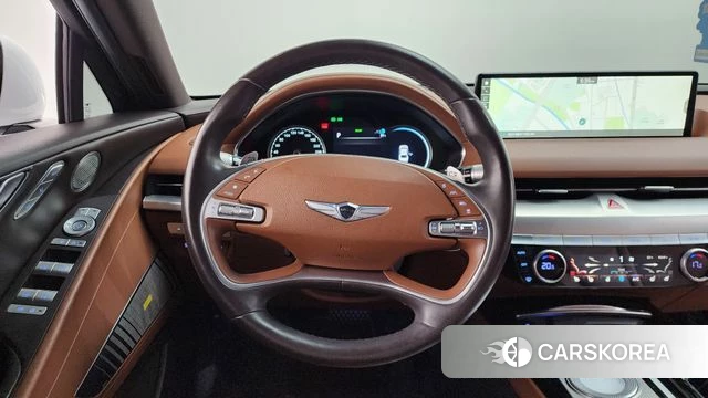 Genesis Electrified G80 (RG3) 2021 Белый из Кореи, фото 2