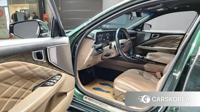 Kia K8 Hybrid 2021 Темно-зеленый из Кореи, фото 2