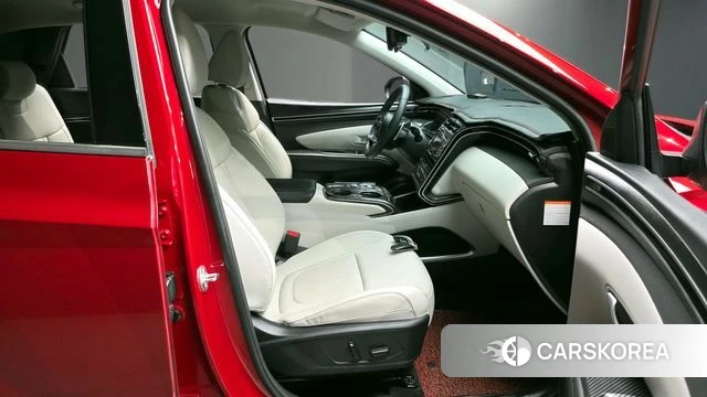 Hyundai Tucson Hybrid (NX4) 2021 Красный из Кореи, фото 2