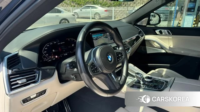 BMW X6 (G06) 2022 Небесно-голубой из Кореи, фото 2