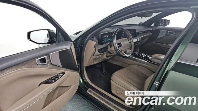 Kia K8 Hybrid 2021 Темно-зеленый из Кореи, фото 2