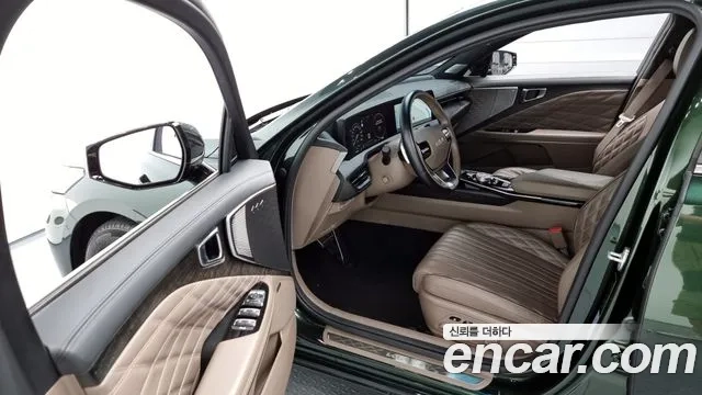 Kia K8 Hybrid 2022 Темно-зеленый из Кореи, фото 2