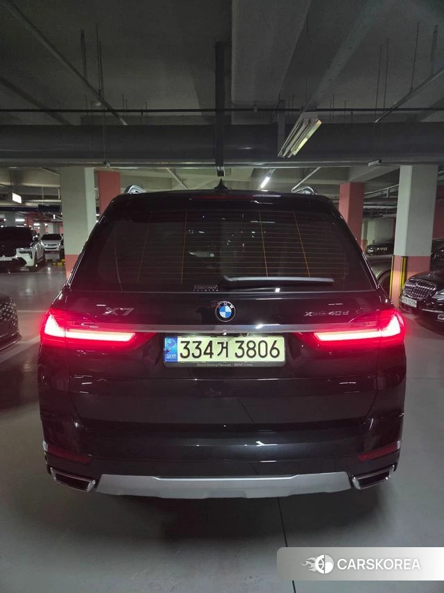 BMW X7 (G07) 2021 Черный из Кореи, фото 2