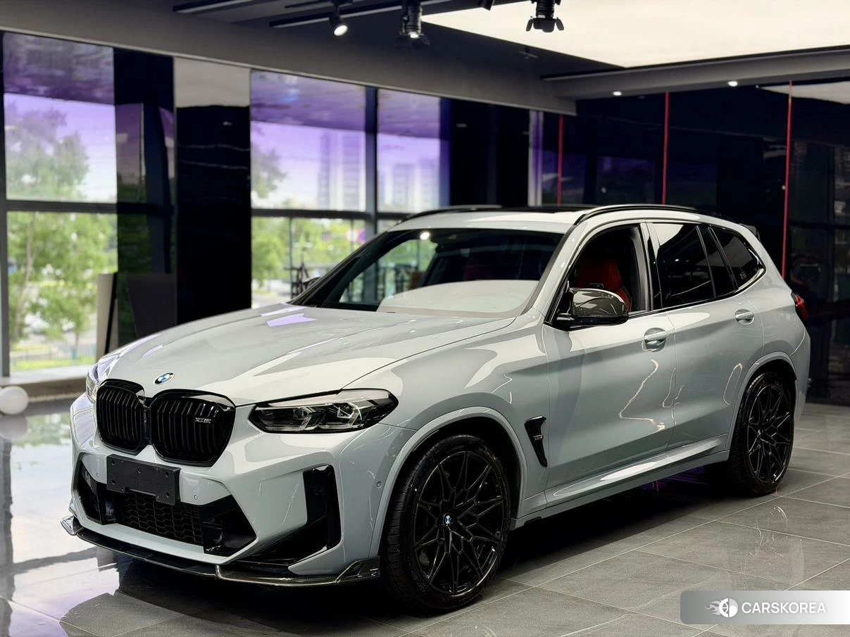 BMW X3 M 2021 Серебристо-серый из Китая, фото 2