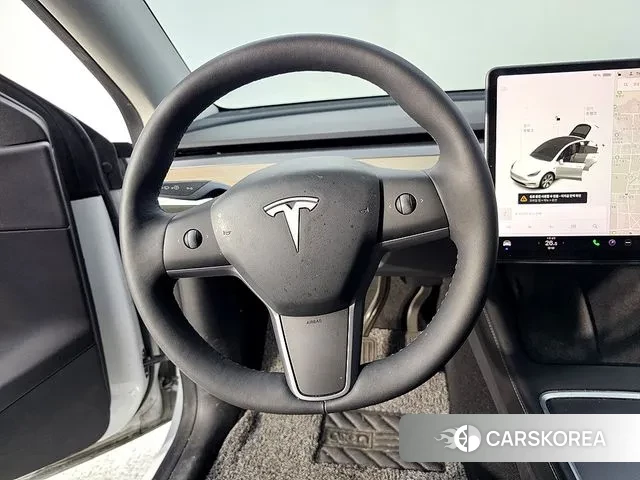 Tesla Model Y 2021 Белый из Кореи, фото 2