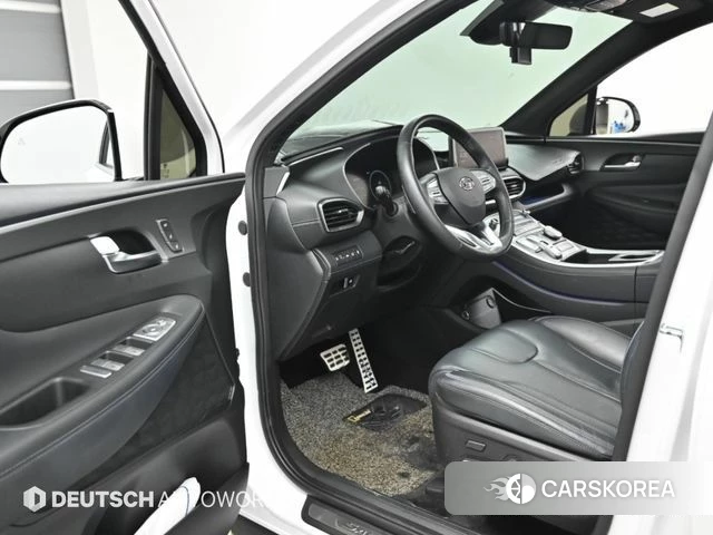 Hyundai The New Santa Fe 2021 Белый из Кореи, фото 2