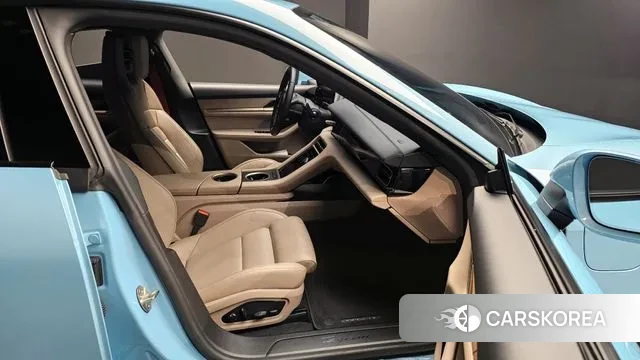 Porsche Taycan 2023 Небесно-голубой из Кореи, фото 2