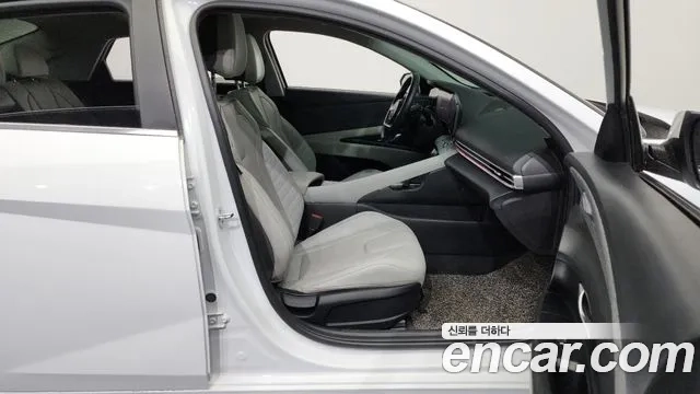 Hyundai Avante Hybrid (CN7) 2021 Белый из Кореи, фото 2