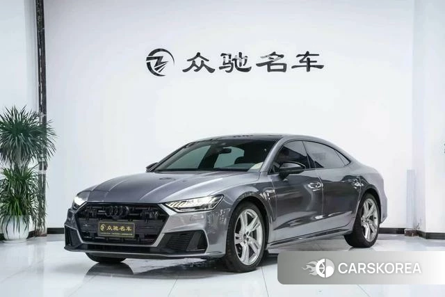Audi A7L 2023 Серебристо-серый из Китая, фото 2