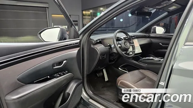 Hyundai Tucson (NX4) 2021 Зеленый из Кореи, фото 2