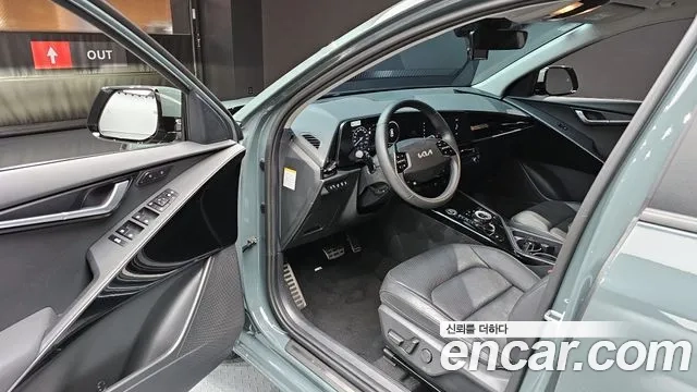 Kia Di Ol Nu Niro 2022 Зеленый из Кореи, фото 2