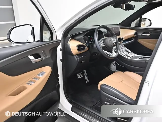 Hyundai The New Santa Fe 2023 Белый из Кореи, фото 2