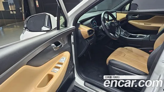 Hyundai The New Santa Fe 2023 Белый из Кореи, фото 2